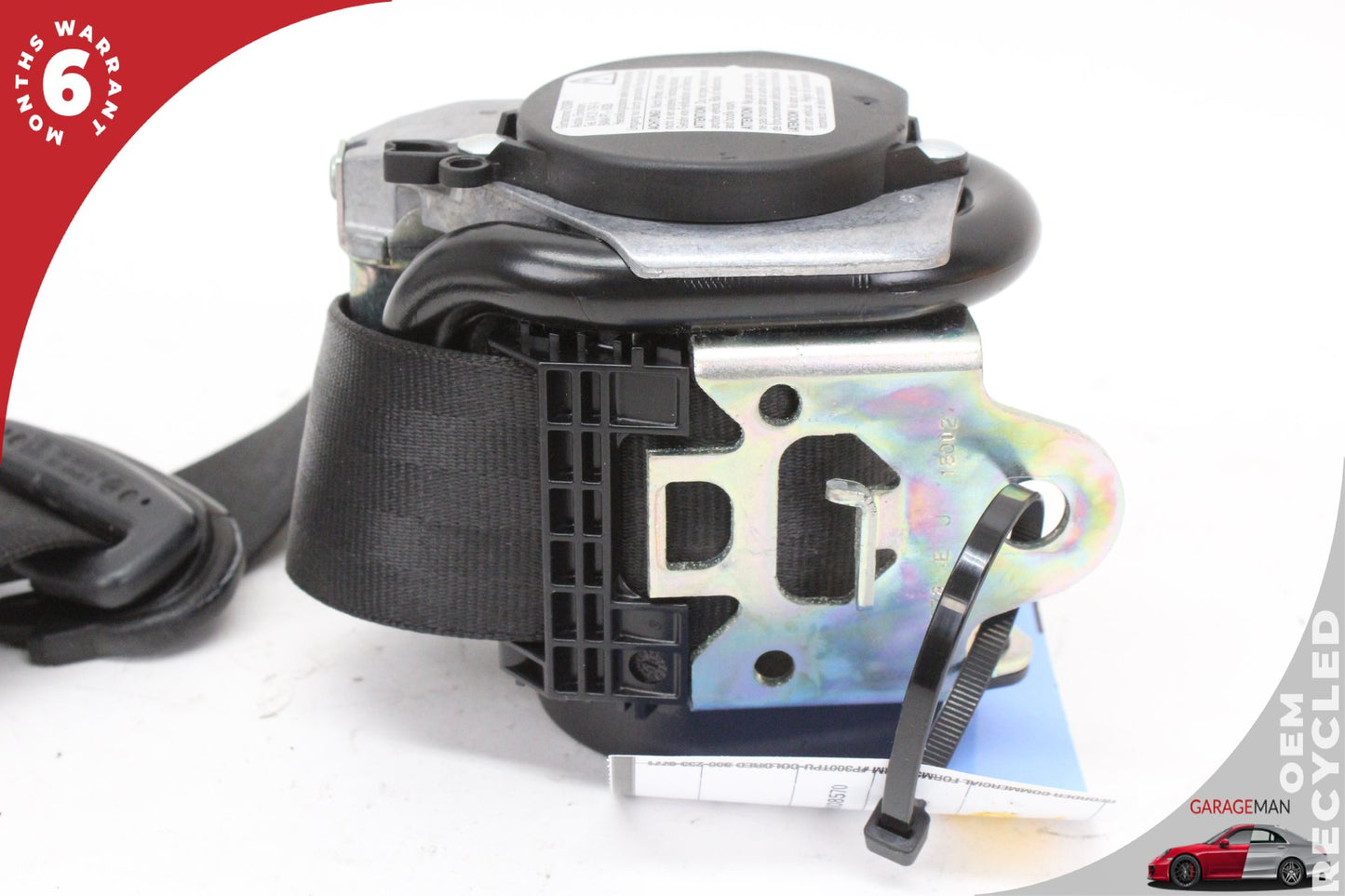 2007-2015 Audi Q7 Rear Right Side 2nd Row Seat Belt Black 4L0857806H OEM