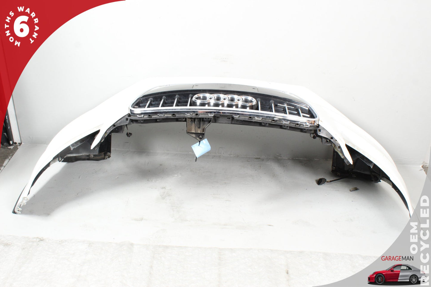 2010-2015 Audi Q7 SUV Front Bumper Cover Aseembly White w/ Grills 4L0807437H OEM