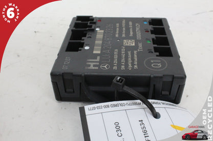 08-14 Mercedes-Benz C300 w204 Sedan Left Rear Door Control Module 2048702326 OEM