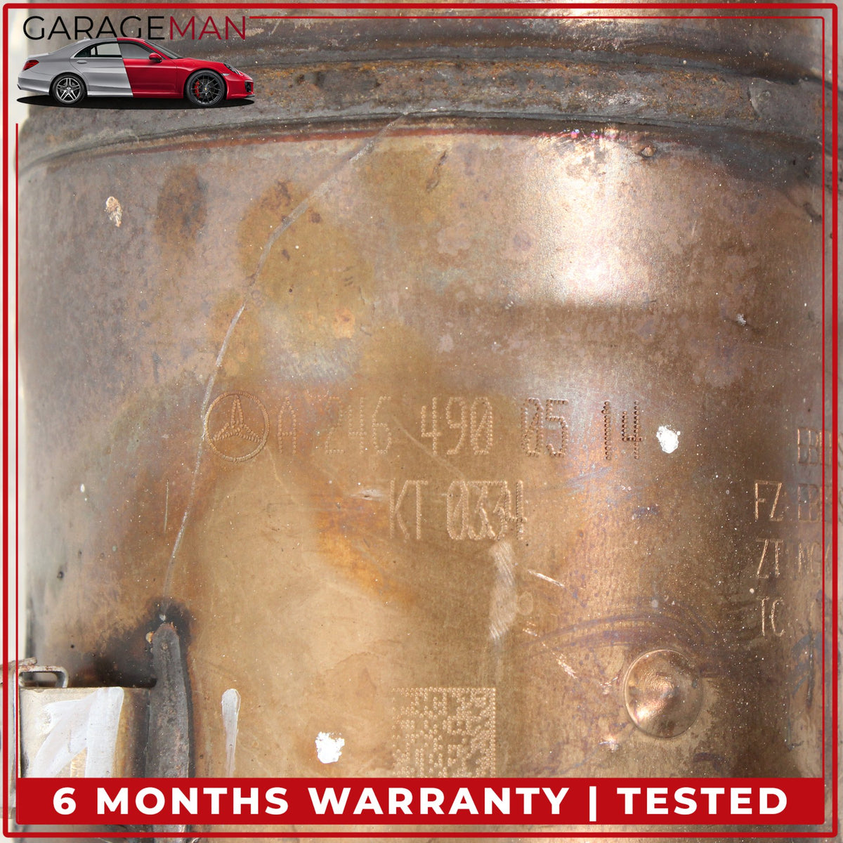 2014-2020 Mercedes W117 CLA250 GLA250 FWD Exhaust Downpipe 2464900514 OEM