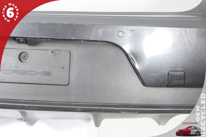 2015-2018 Porsche Macan 95B SUV Rear Bumper Cover 95B807417G Volcano Grey Metallic OEM