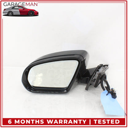 2014-2017 Mercedes W222 S550e Front Left Side Door Rear View Mirror Black OEM