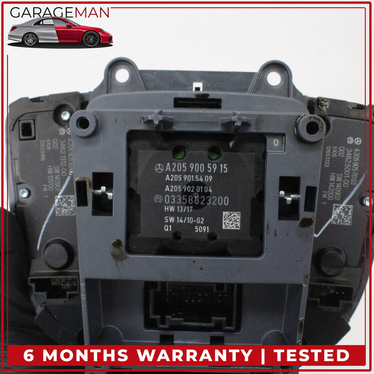 2015-2020 Mercedes W205 C300 Center Console Multi Function Control Switch OEM