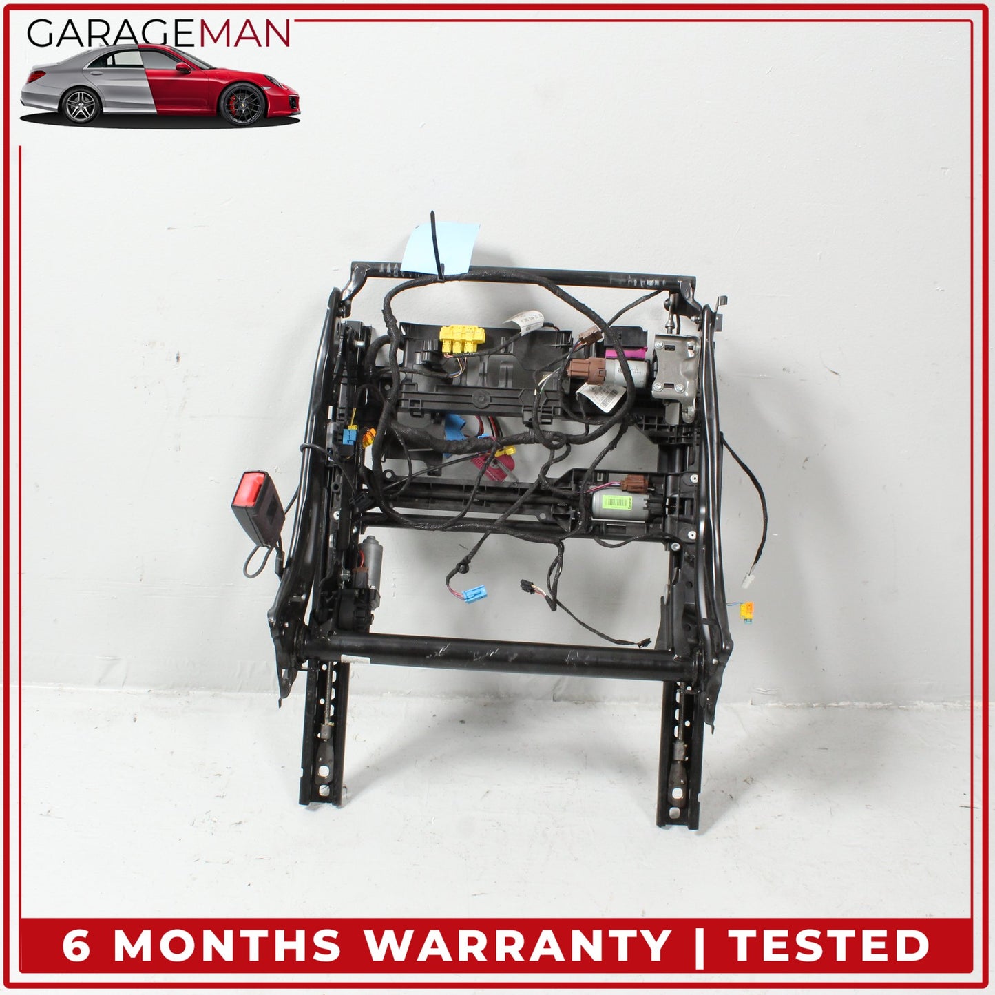 2015-2023 Mercedes W205 C300 Front Right Seat Rail Track Frame w/ Motors OEM