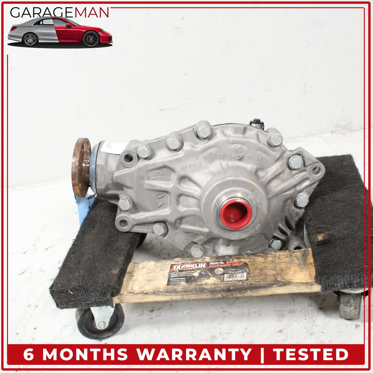 2012-2018 BMW 650i F06 AWD 4.4L Front Diff Differential Axle Carrier 7558090 OEM