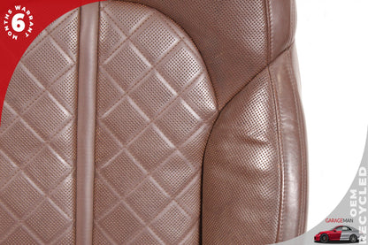 2011-2018 Audi A8 Front Right Side Upper Seat Cushion Brown 4H0881806S OEM