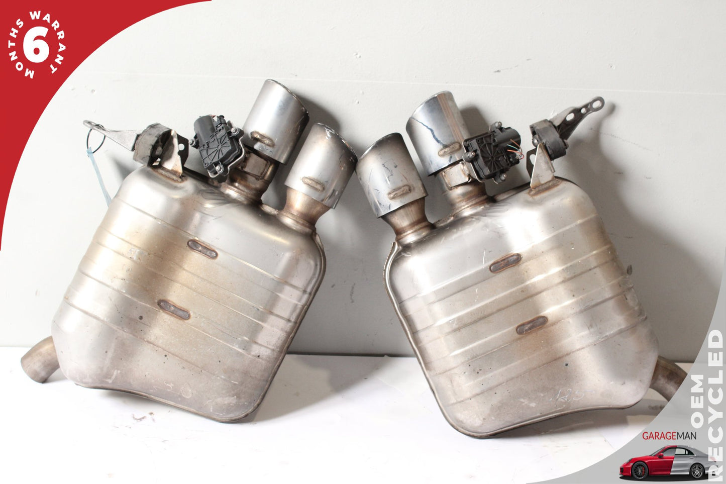 09-17 Audi SQ5 8R Exhaust Muffler Tail Pipe Set Left Right 8R0253611BD