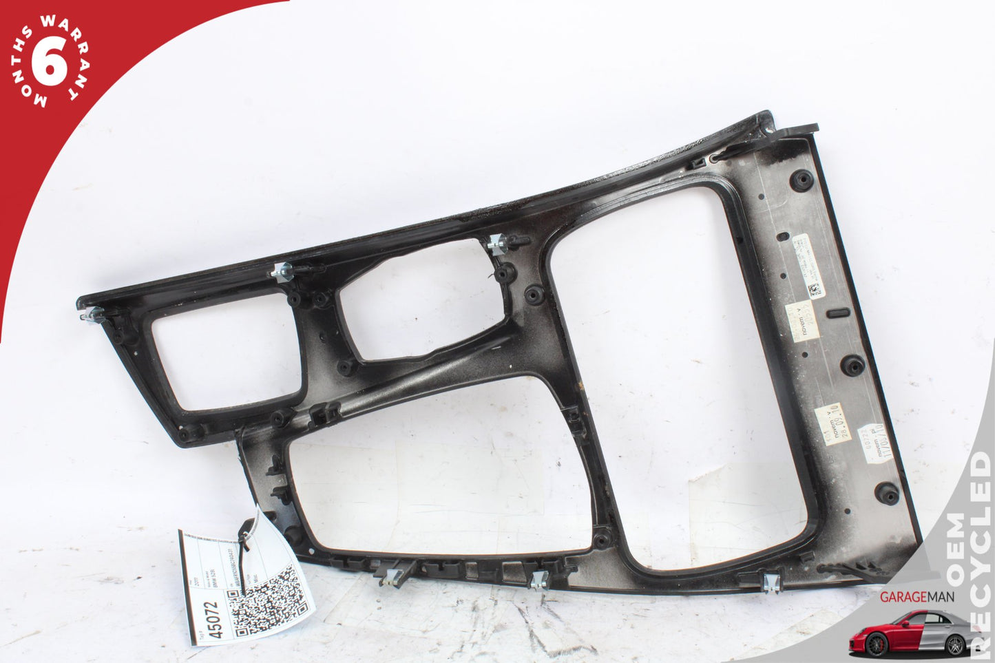 2011-2016 BMW 528i F10 Center Console Shifter Wood Trim Cover Panel 9206389 OEM