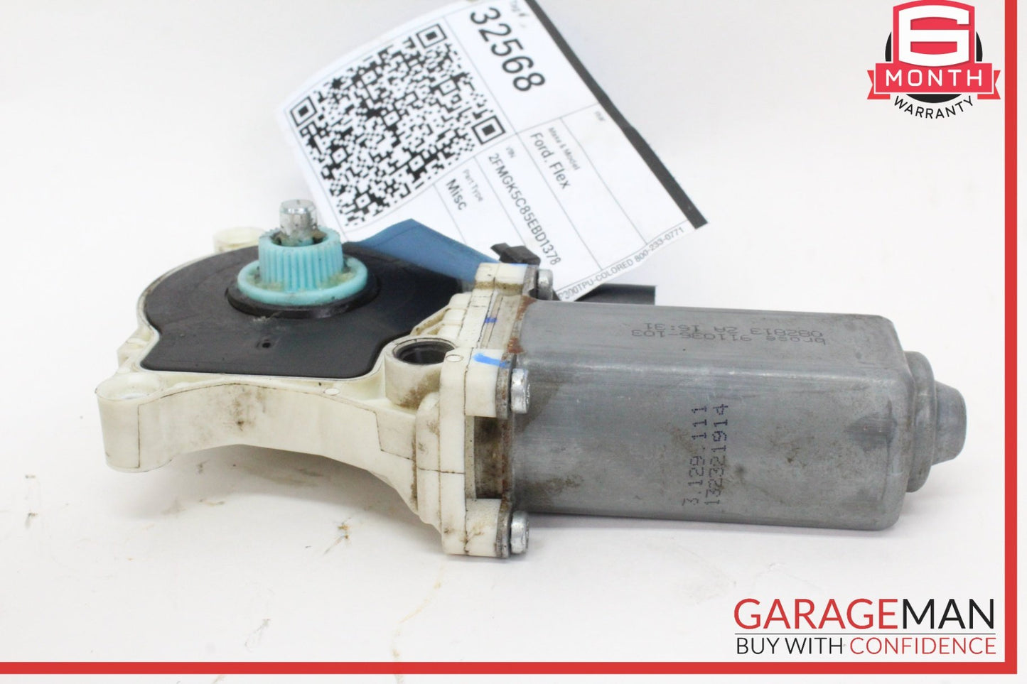 2009-2019 Ford Flex SUV Rear Left Side Window Regulator Motor 911036-103 OEM