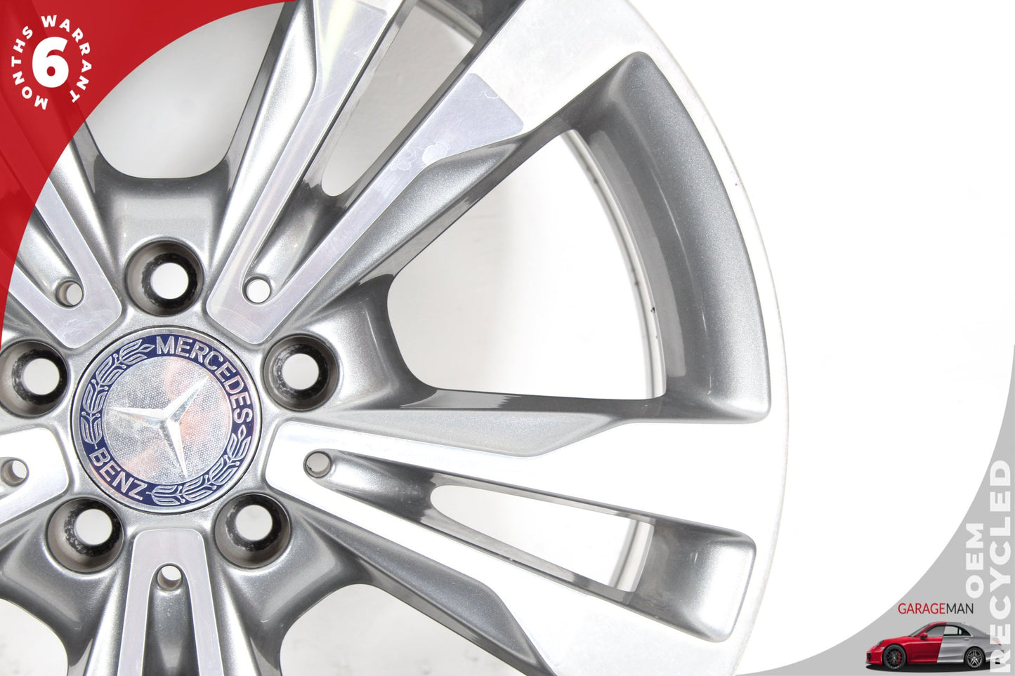 2015-2023 Mercedes W205 C300 C350e 8.5 x 18 18" Rear Wheel Rim 2054012902 OEM