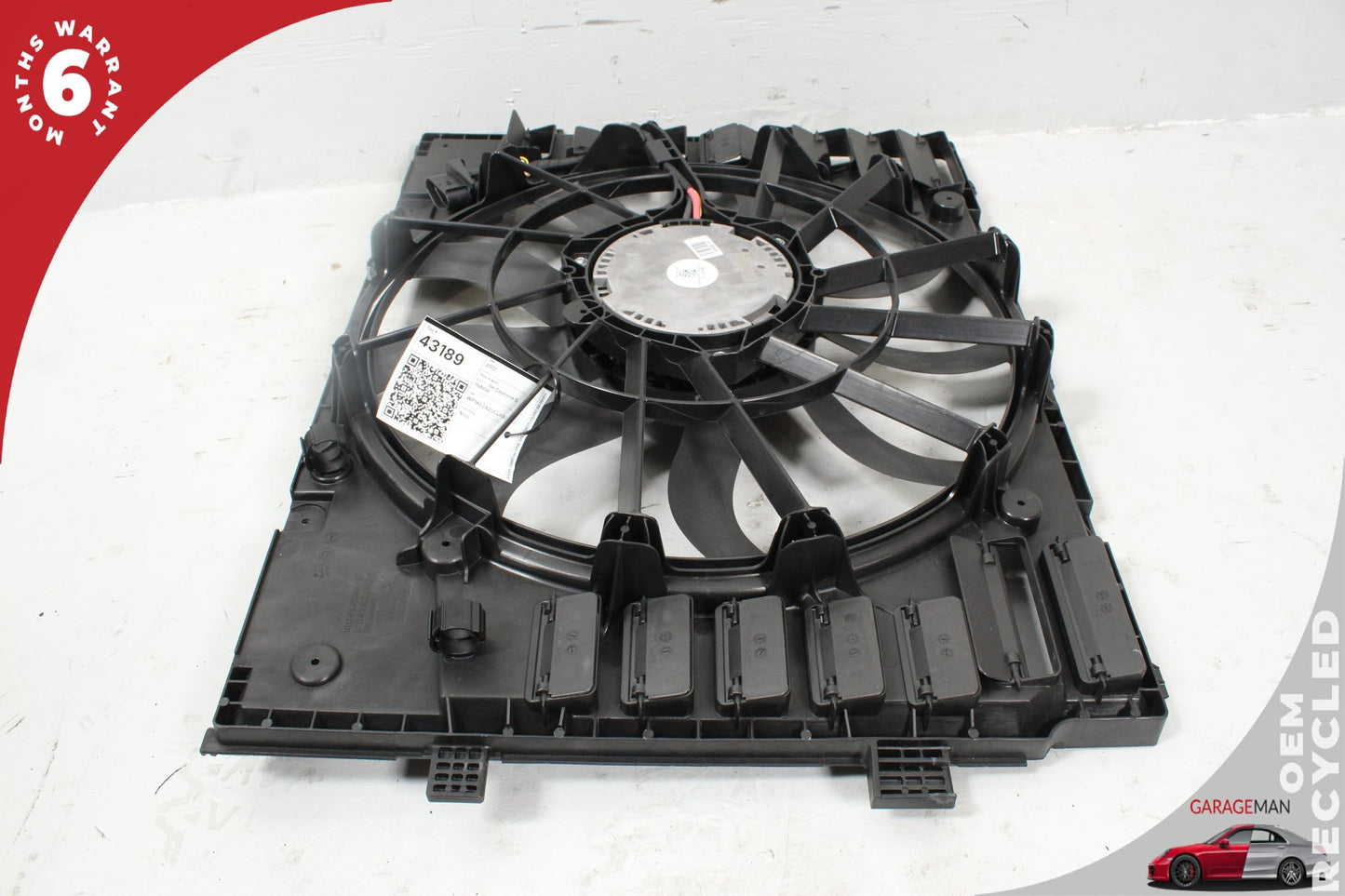 2011-2018 Porsche Cayenne S Hybrid 92A SUV Engine Radiator Cooling Fan Motor Assembly 7P0121203E