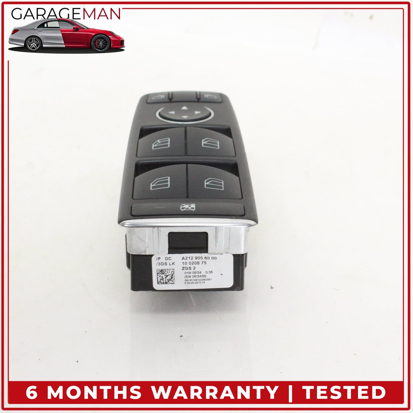 2008-2014 Mercedes W212 E350 Front Left Side Master Window Control Switch OEM