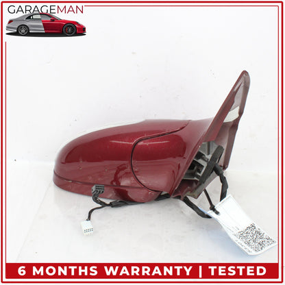 2004-2008 Mercedes R230 SL550 Front Right Door Rear View Mirror Thulite Red OEM
