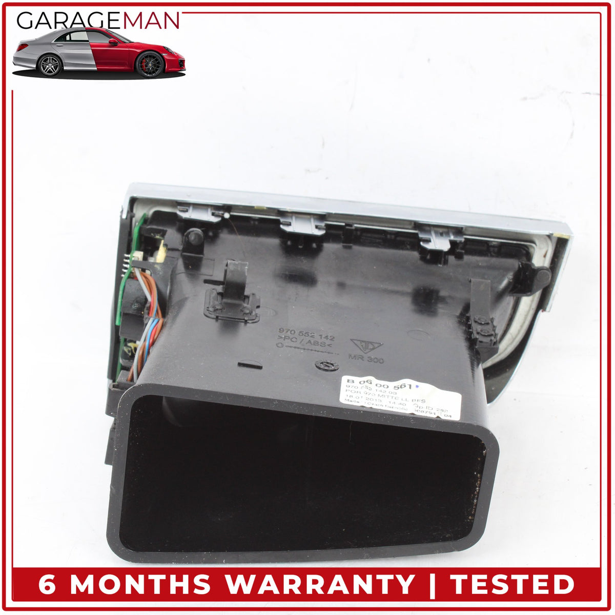 2010-2016 Porsche Panamera 970 Front and Rear AC A/C Air Vent Set of 8 OEM