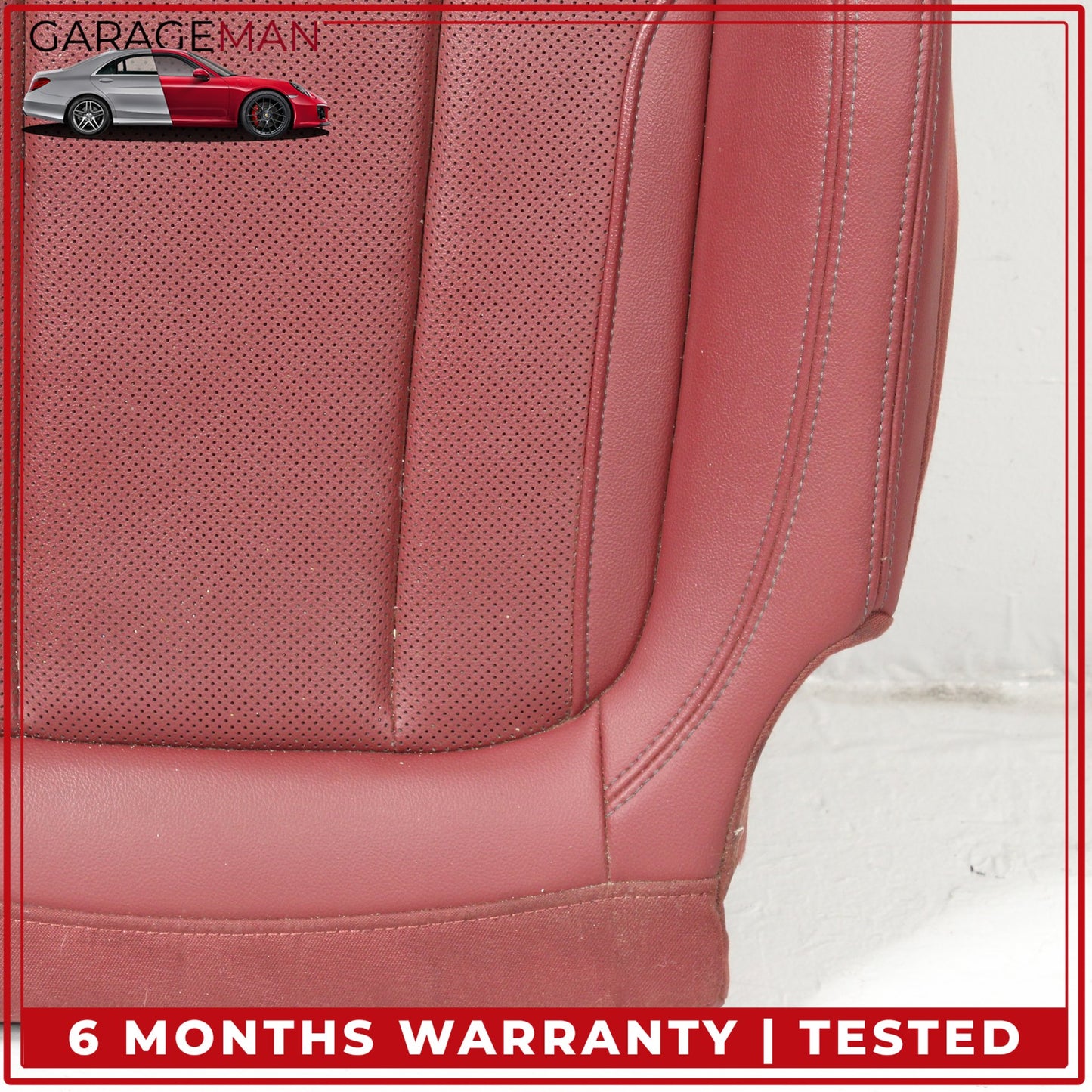 2019-2025 BMW 330i Front Left Driver Side Lower Bottom Seat Cushion Red OEM
