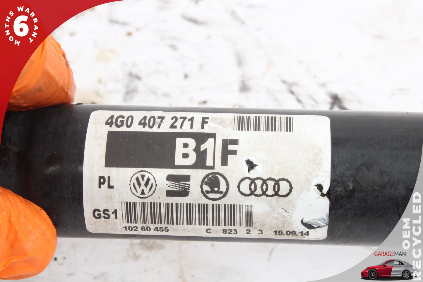 2012-2018 Audi A6 A7 Front Left or Front Right Side CV Axle Shaft 4G0407271F OEM