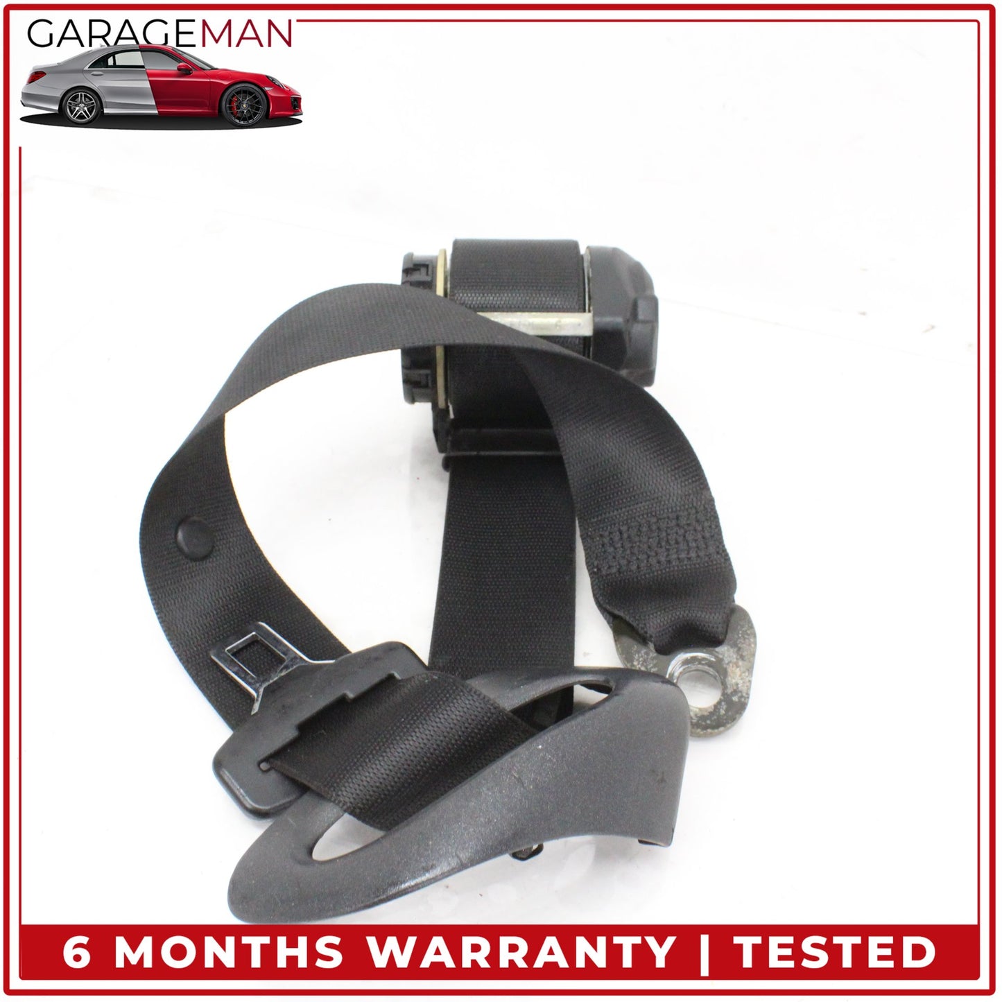 1999-2005 Porsche 911 996 Front and Rear Right Side Seat Belt Set Black OEM