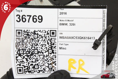 2012-2018 BMW 320i F30 Rear Right Side Door Lock Latch Actuator 7229460 OEM