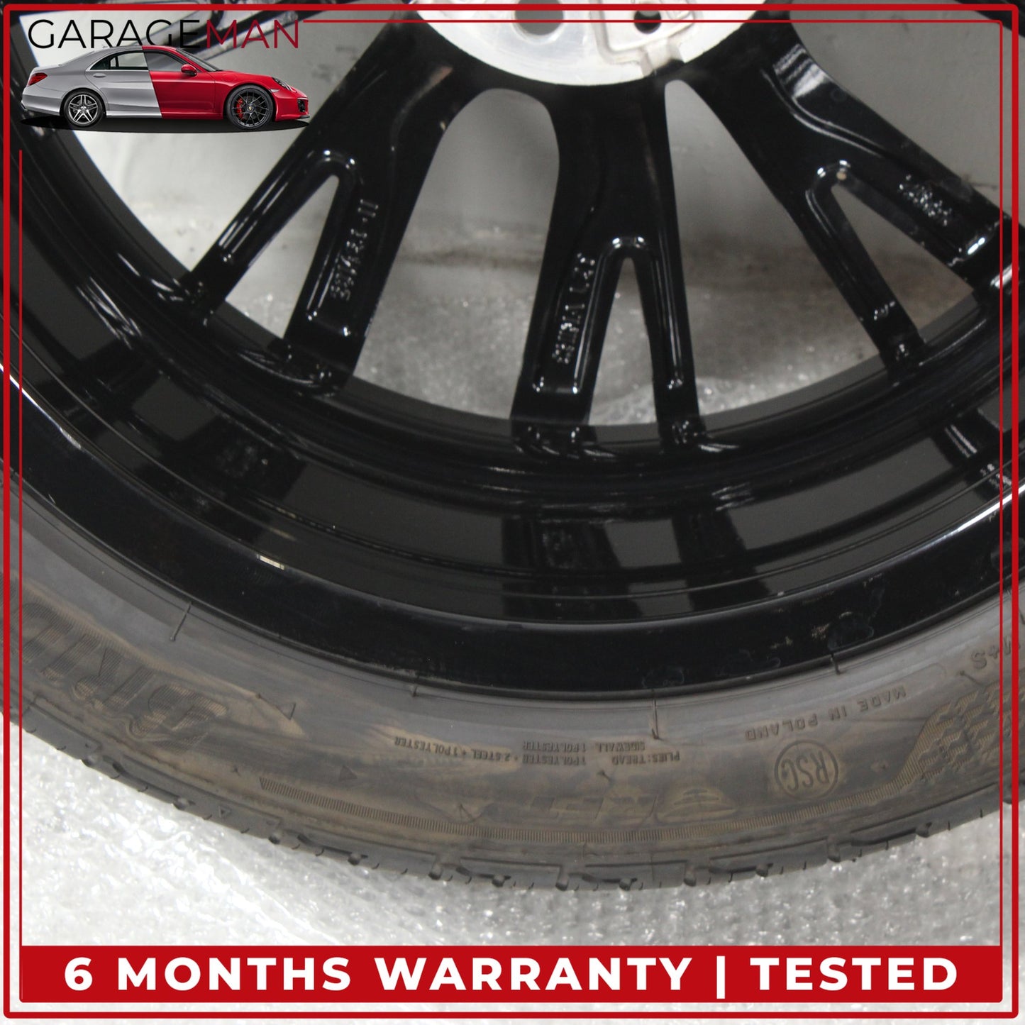 2023-2025 BMW 330i 330e Front or Rear Wheel Rim w/ Tire Black 7.5JX18H2ET25 OEM
