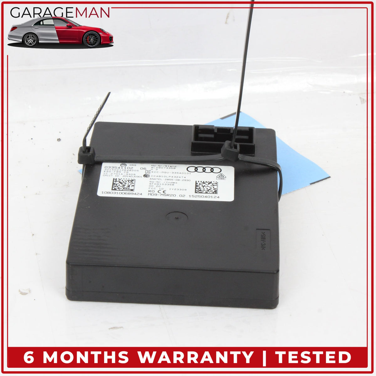 2010-2015 Audi Q7 4L SUV Keyless Go Entry Control Module Unit 4L0907335B OEM