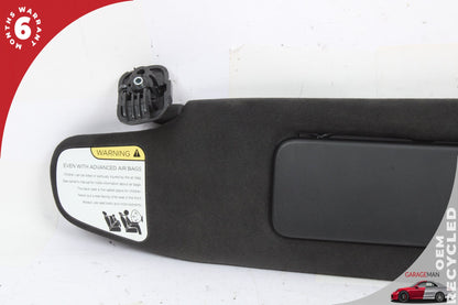 2012-2020 Tesla Model S Front Left Driver Side Sun Visor Black 105061902A OEM