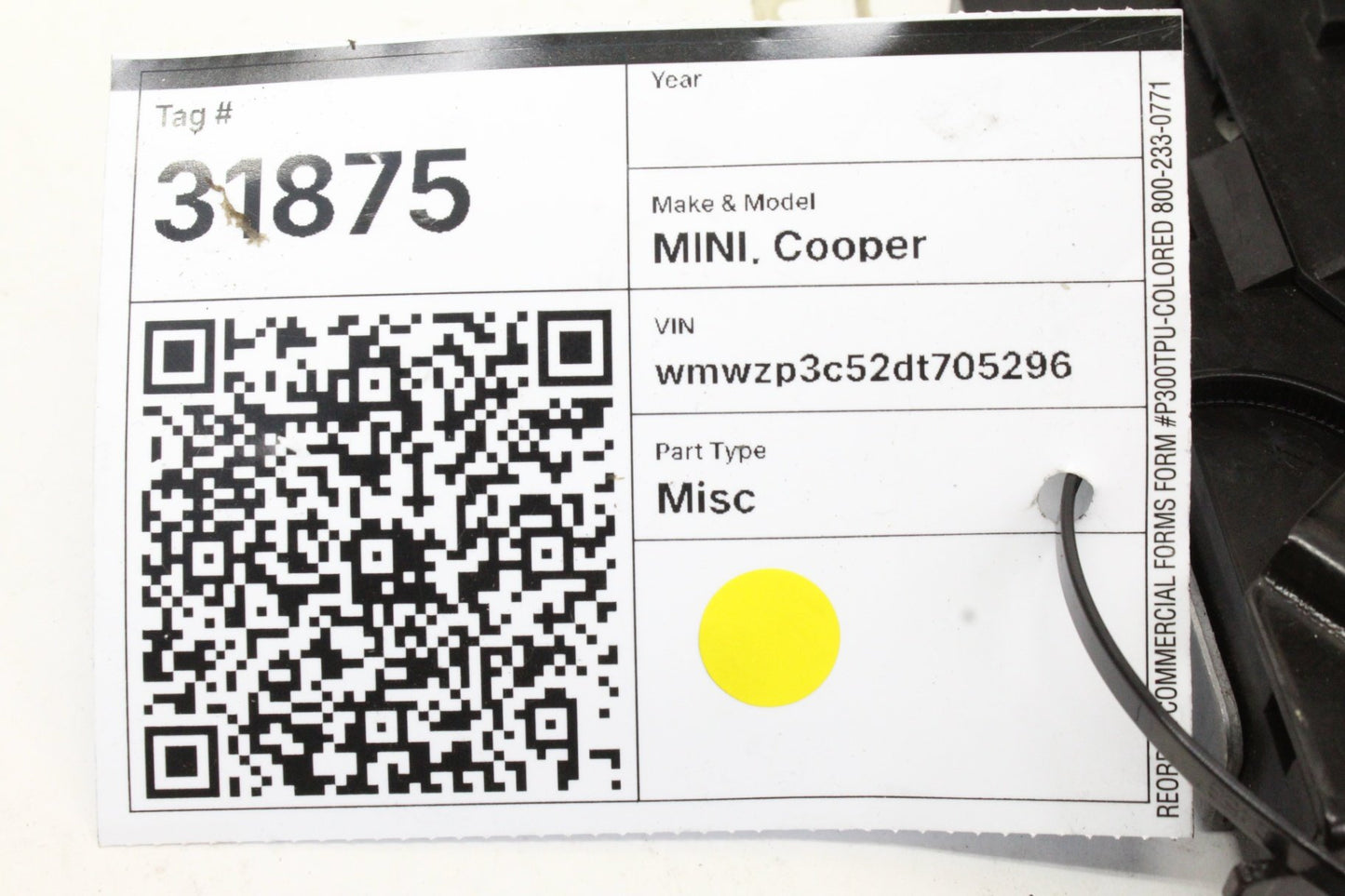 2007-2015 MiniI Cooper R56 Front Right Door Lock Latch Actuator 275259608 OEM