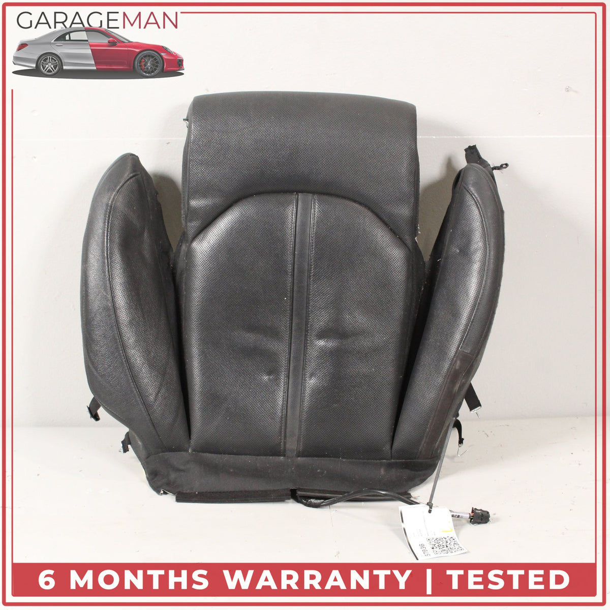 2011-2018 Audi A8 Front Left Driver Side Lower Bottom Seat Cushion Black OEM