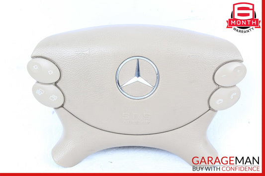 03-12 Mercedes W211 E350 E320 E550 Steering Wheel Airbag Air Bag Brown OEM