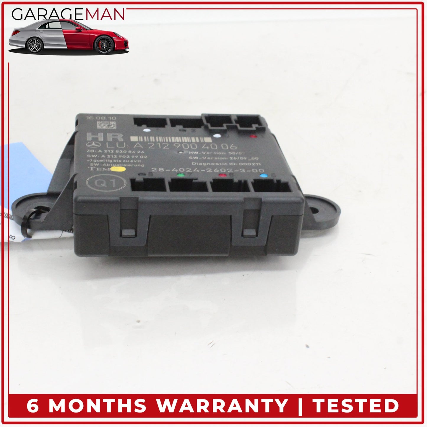 2008-2014 Mercedes W204 C300 Rear Right Side Door Control Module 2129004006 OEM