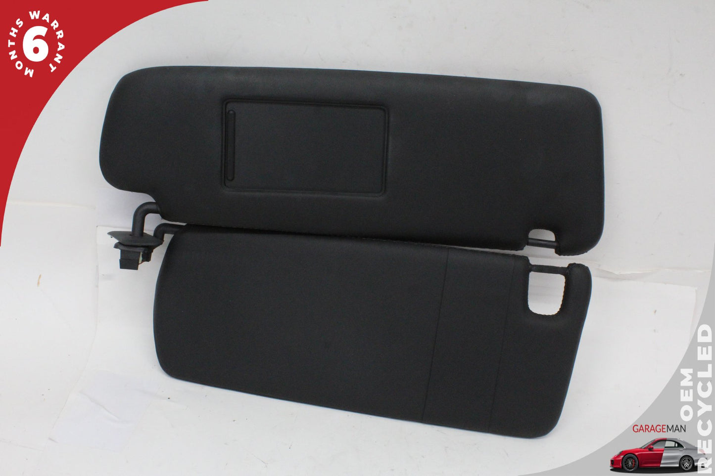 2011-2014 Porsche Cayenne 958 Front Left and Right Side Sun Visor Set Black OEM