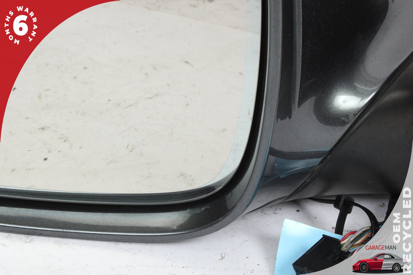 2007-2009 Audi Q7 Front Left Driver Side Door Rear View Mirror 4L1857409E OEM