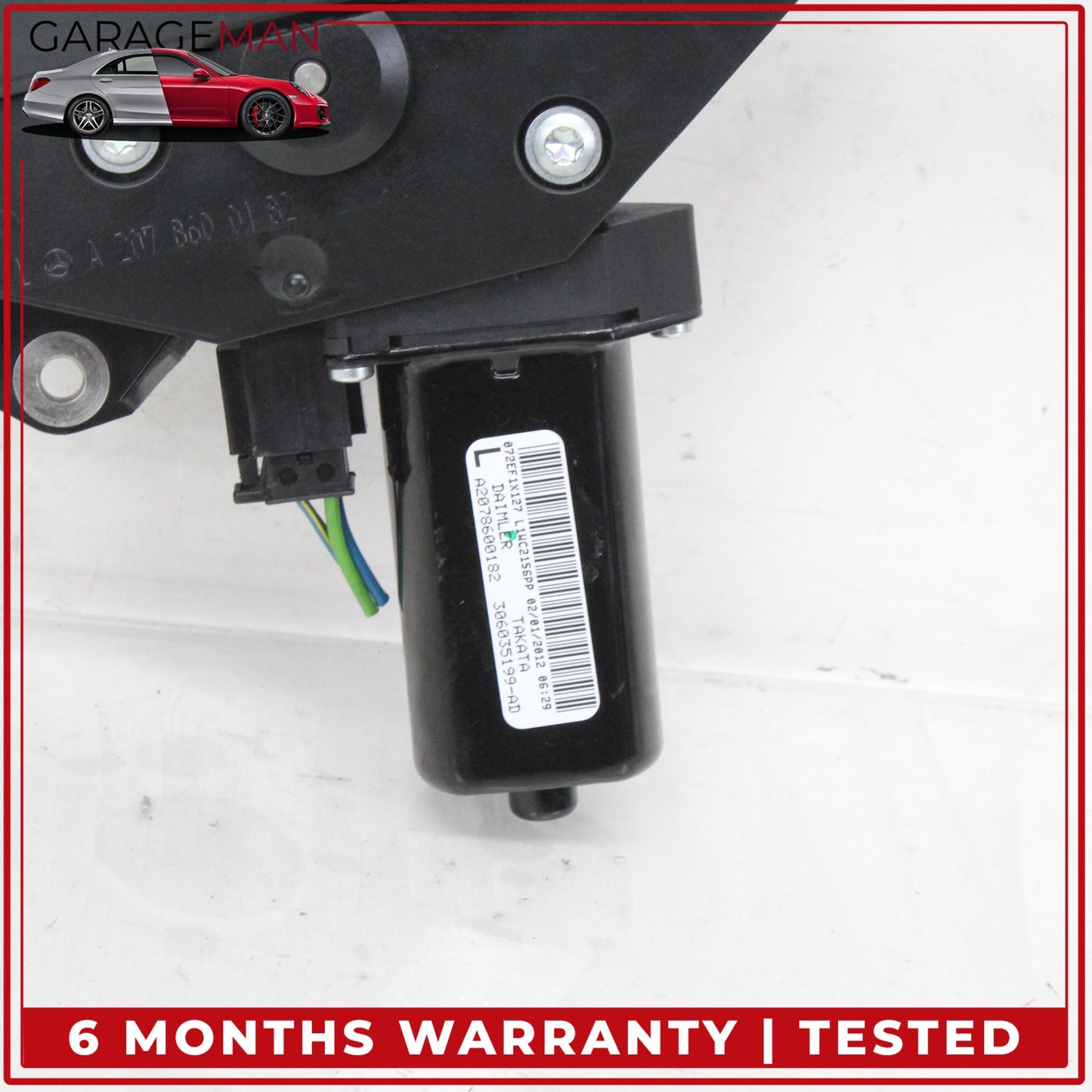 2010-2017 Mercedes W207 E350 E400 Convertible Left Seat Belt Feeder Motor OEM