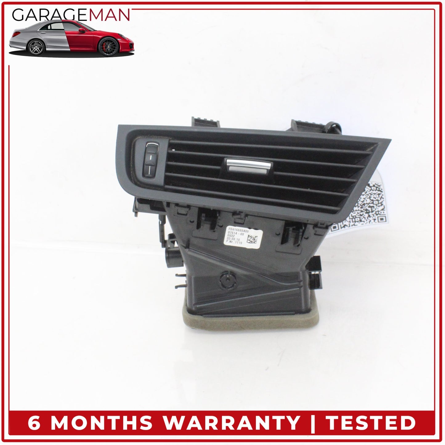 2011-2016 BMW 550i Front Right Passenger Side Dash AC A/C Air Vent 9166884 OEM
