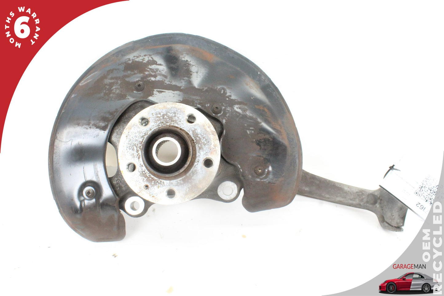 09-18 Audi A6 C7 AWD 3 Front Left Spindle Knuckle Wheel Hub 4G0407241 Genuine