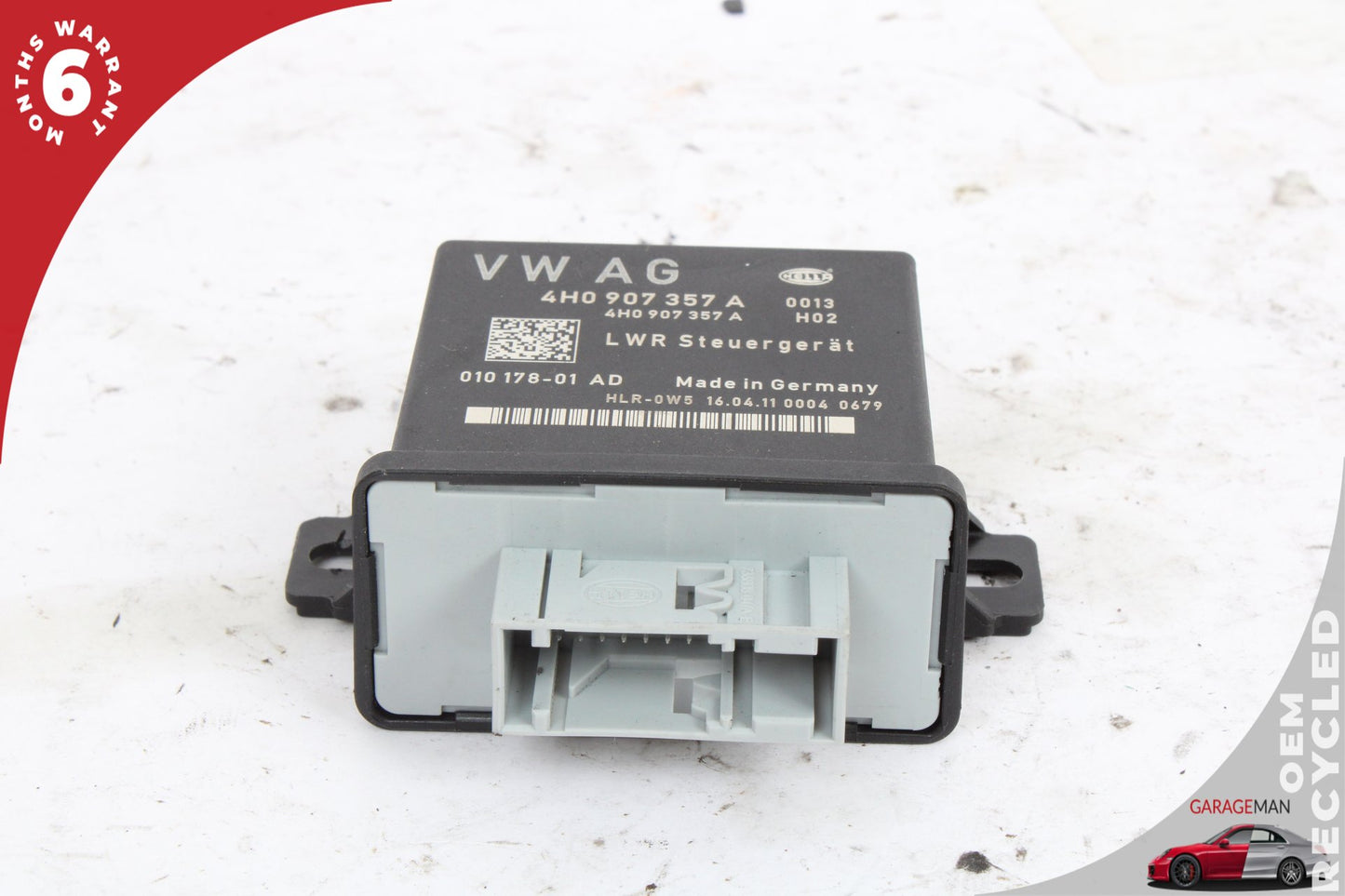 2012-2018 Audi A6 C7 AWD Headlight Range Control Module 4H0907357A OEM