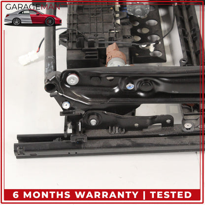 2017-2023 BMW 530e G30 Front Left Side Lower Seat Track Frame Rail w/ Motors OEM
