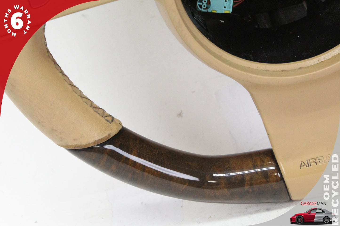 2010-2016 Porsche Panamera 970 Cayenne 958 Steering Wheel Wood 7PP419091AF OEM