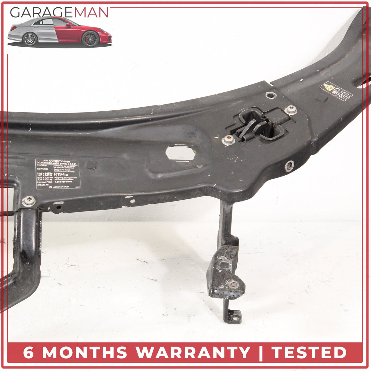2010-2013 Mercedes W221 S550 Upper Radiator Core Support Headlight Bracket OEM