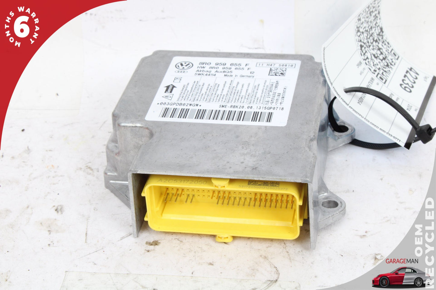 2009-2017 Audi Q5 Airbag Air Bag Sensor SRS Control Module 8R0959655F OEM