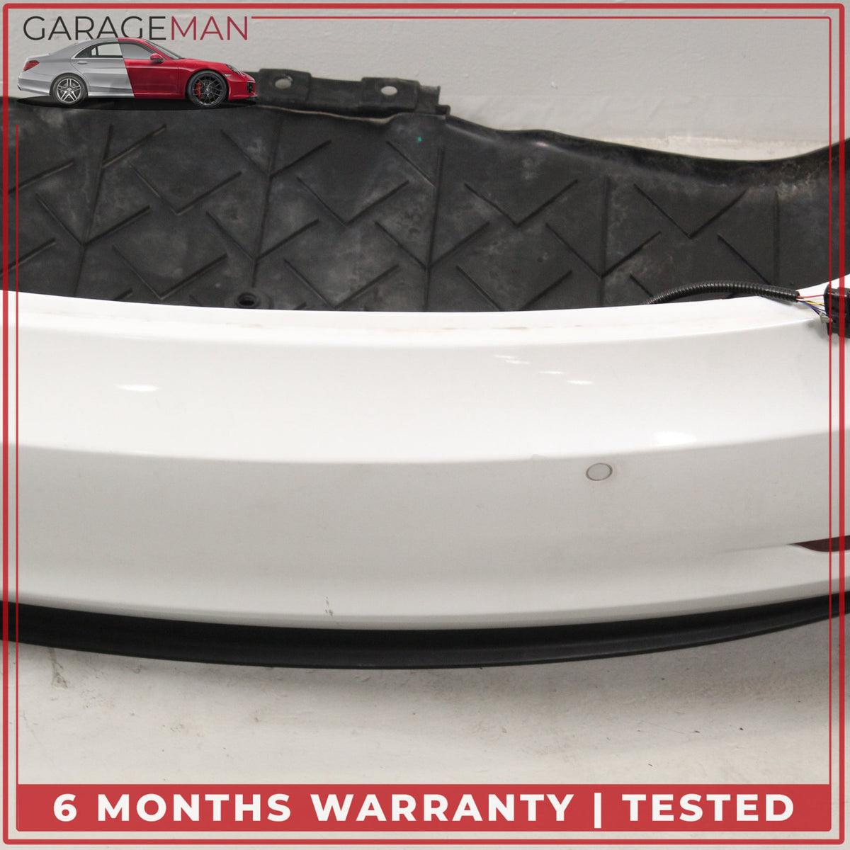 2017-2022 Tesla Model 3 Rear Bumper Cover 108398300G Pearl White OEM