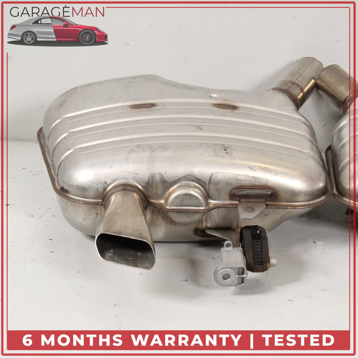 2019-2025 Audi A4 2.0L Rear Left and Right Side Exhaust Muffler 8W5253611A OEM