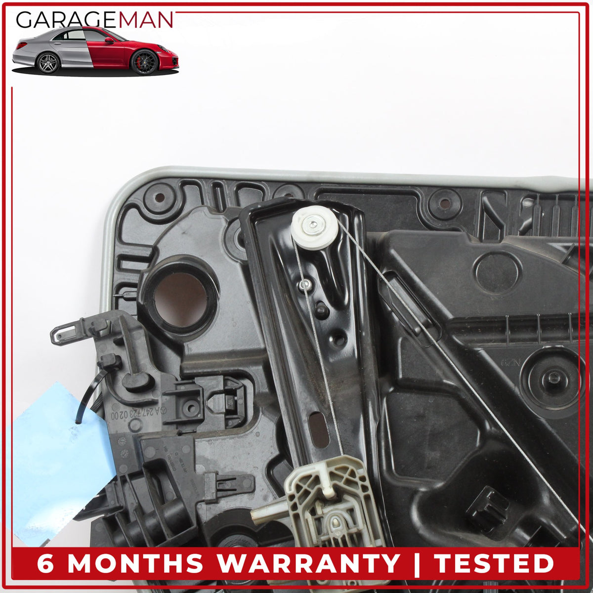 2019-2022 Mercedes W177 A220 Front Right Window Regulator w/ Carrier Assy OEM
