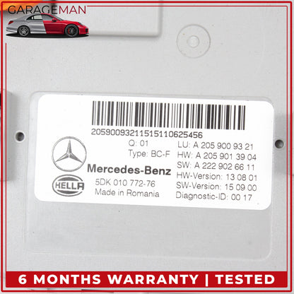 2015-2020 Mercedes W205 C300 SAM Signal Lamp Control Module Unit 2059009321 OEM