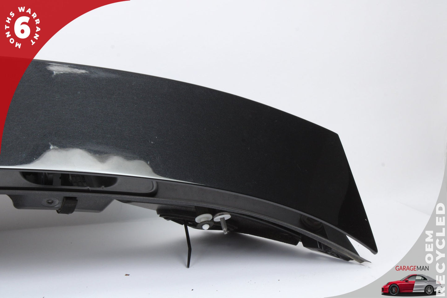 2012-2018 Audi A7 Rear Tailgate Trunk Lid Spoiler Assembly Black 4G8827086D OEM