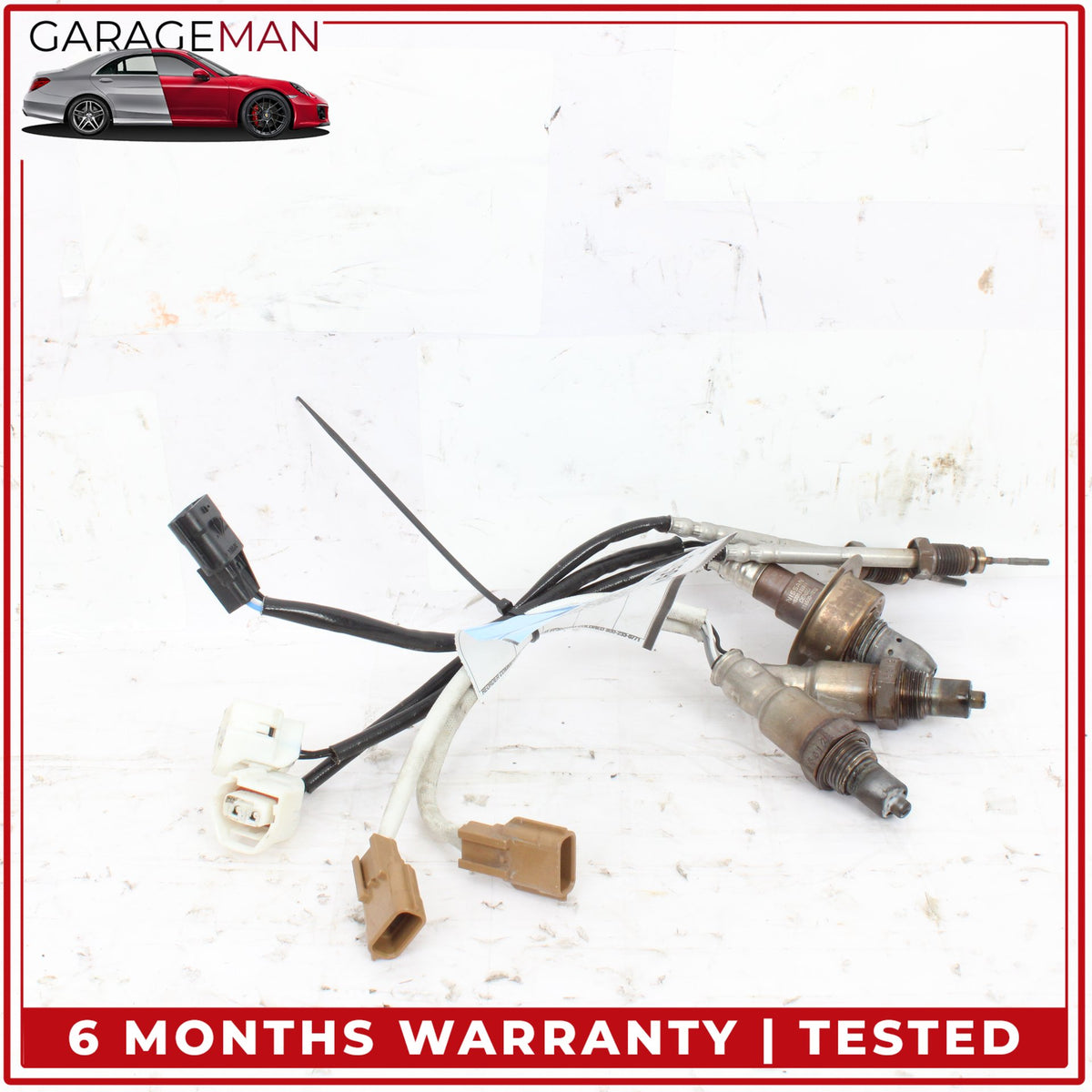 2016-2018 Infiniti Q50 Q60 3.0L Temperature and Oxygen O2 Lambda Sensor Set OEM
