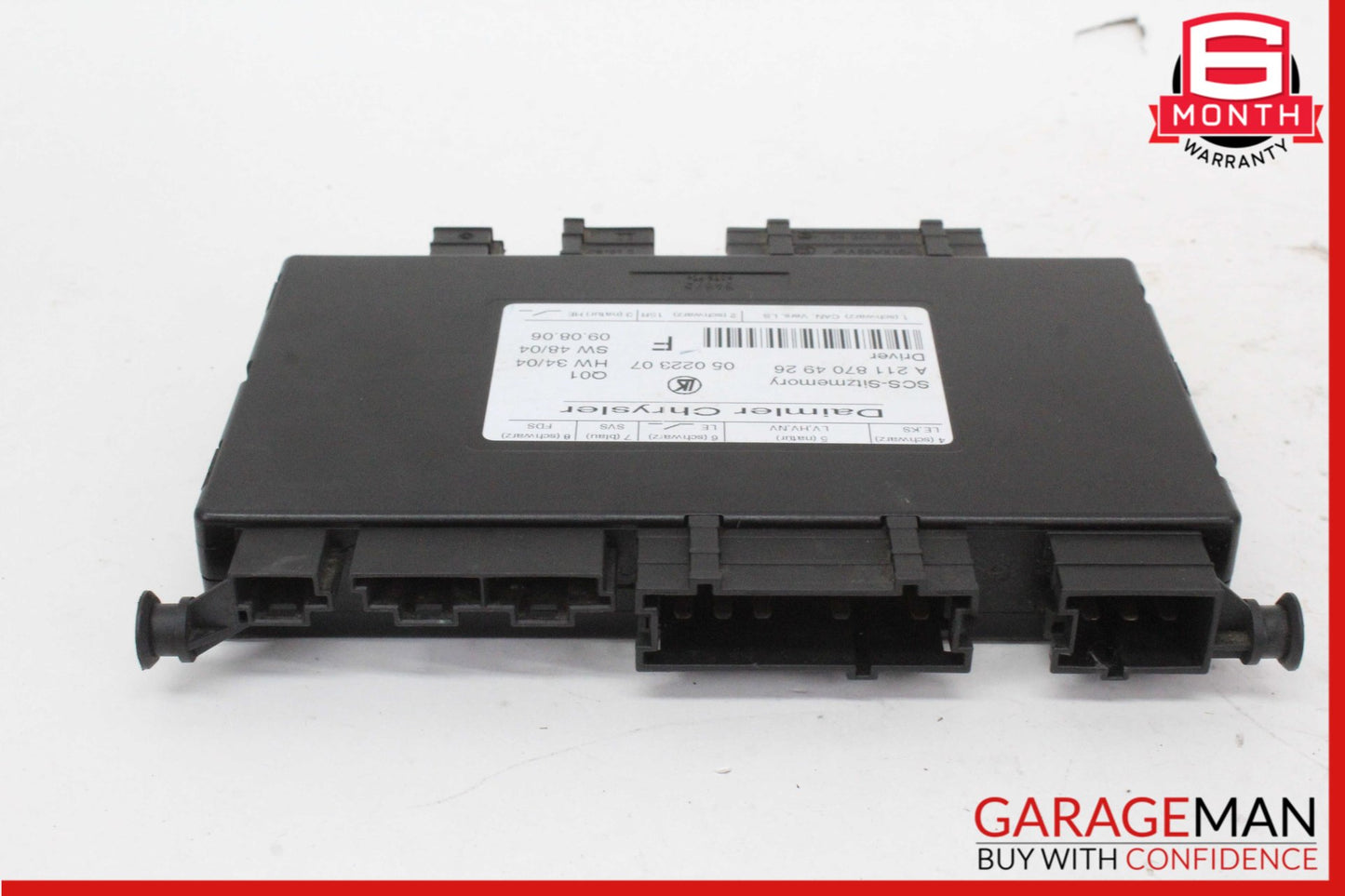 2003-2012 Mercedes W211 E320 CDI Front Left Seat Control Module 2118704926 OEM