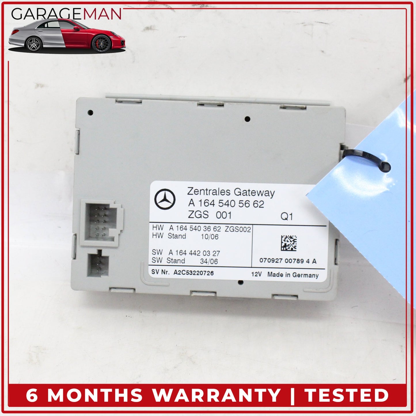 2006-2013 Mercedes X164 GL550 Gateway Interface Control Module 1645405662 OEM