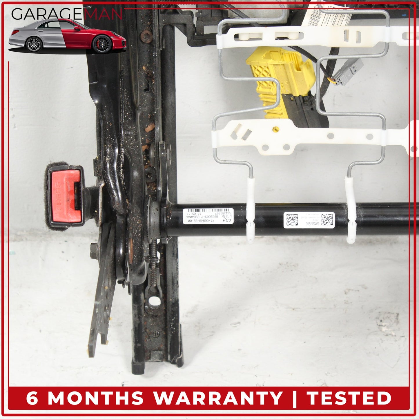 2012-2020 BMW 328i Front Right Seat Track Rail Frame w/ Heat Module & Motors OEM