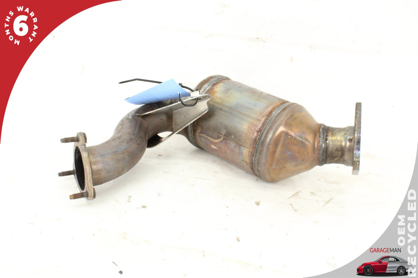 2012-2015 Audi A6 A7 A8 3.0L Left Driver Side Exhaust Downpipe 4G0131703AF OEM