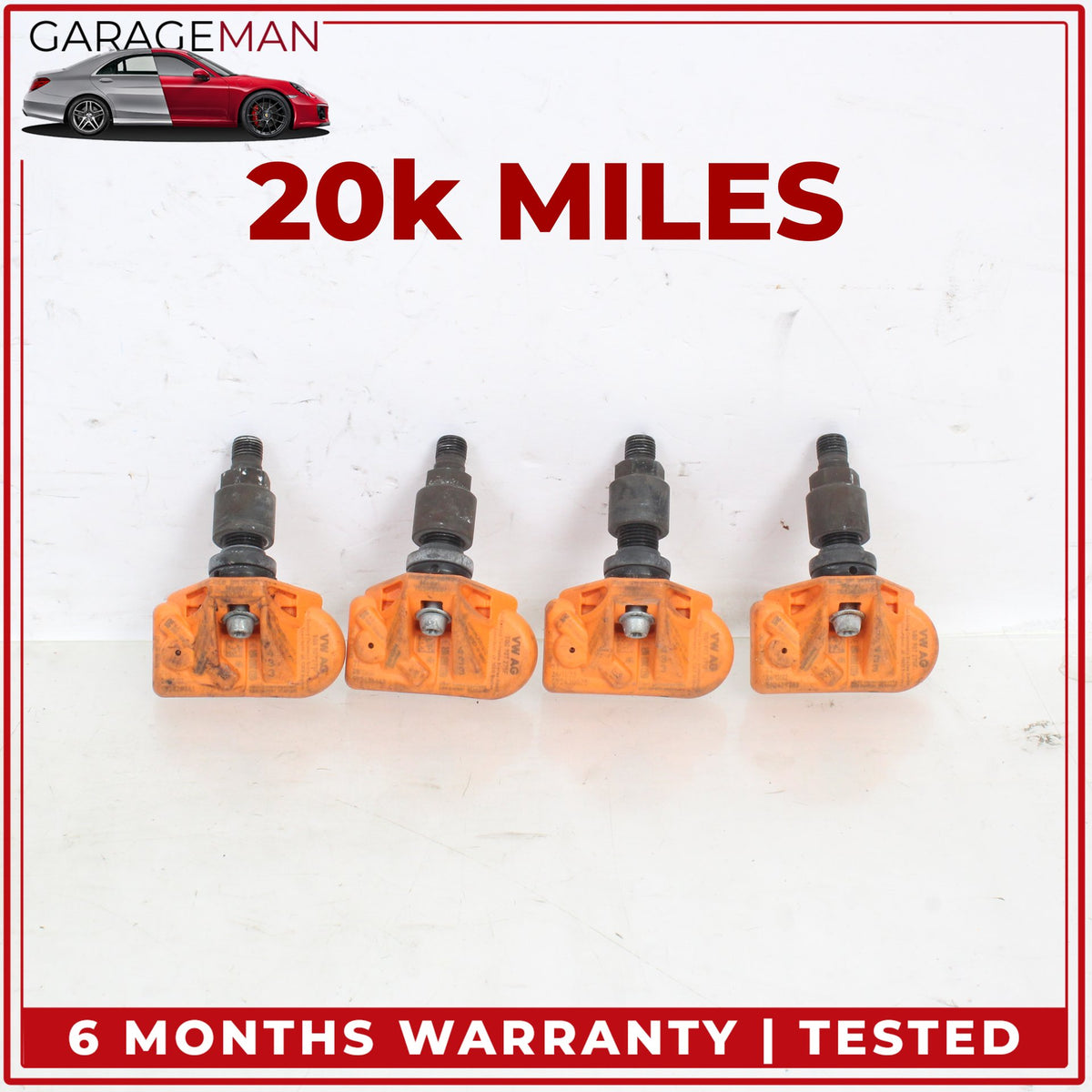 2015-2024 Porsche Macan 95B TPMS Tire Pressure Sensors Set of 4 5Q0907275F OEM